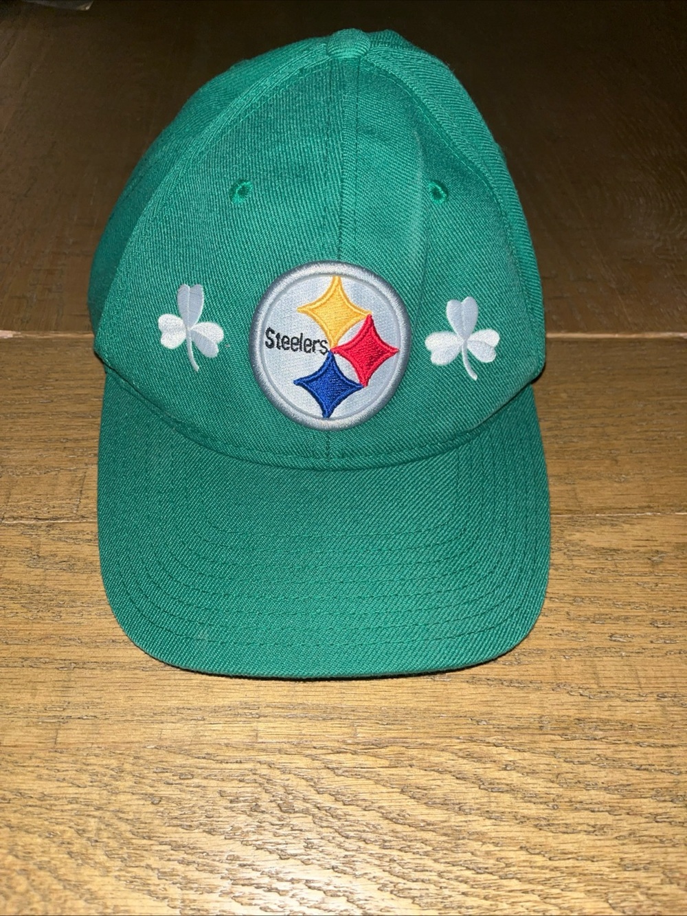 Pittsburgh Steelers Green Shamrock Irish Hat Reebok St Patrick’s RARE